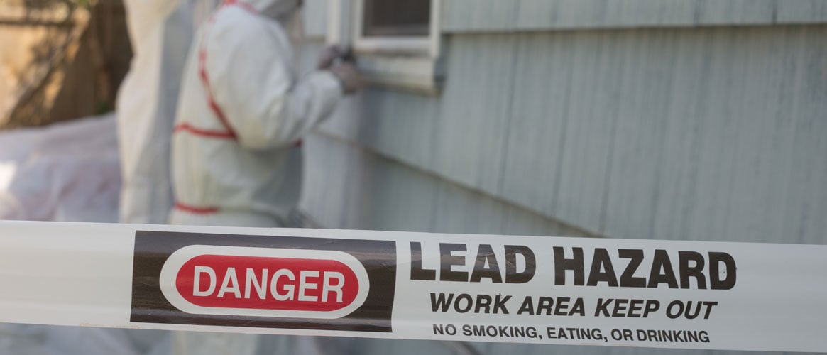 lead hazard warning tape